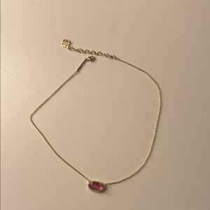 Kendra Scott Pink Pendant Necklace